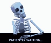 Patiently Waiting Skeleton